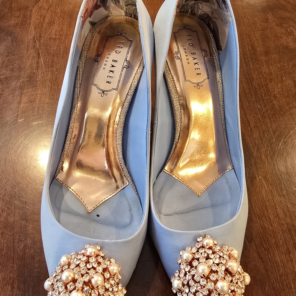 Ted Baker Blue Embellished Women's Shoes